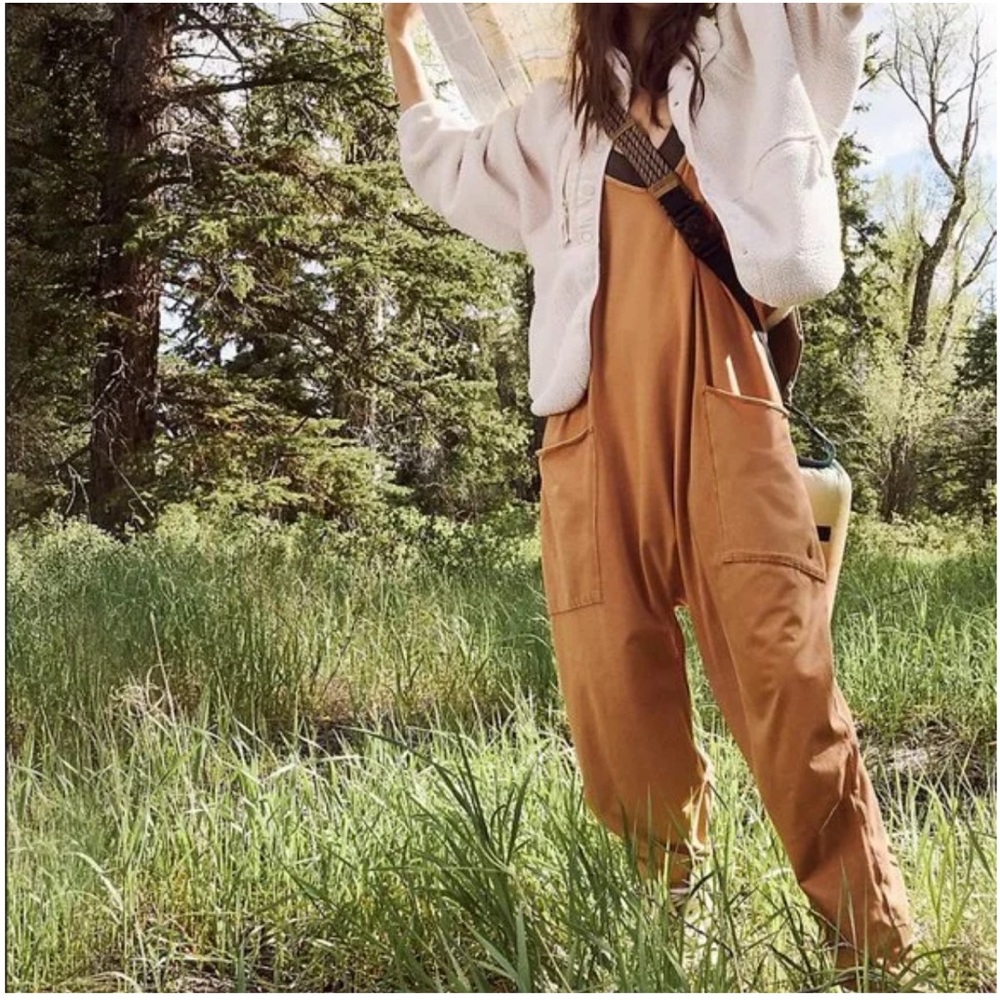 Free People Hot Shot Onesie: Toasted Coconut XS